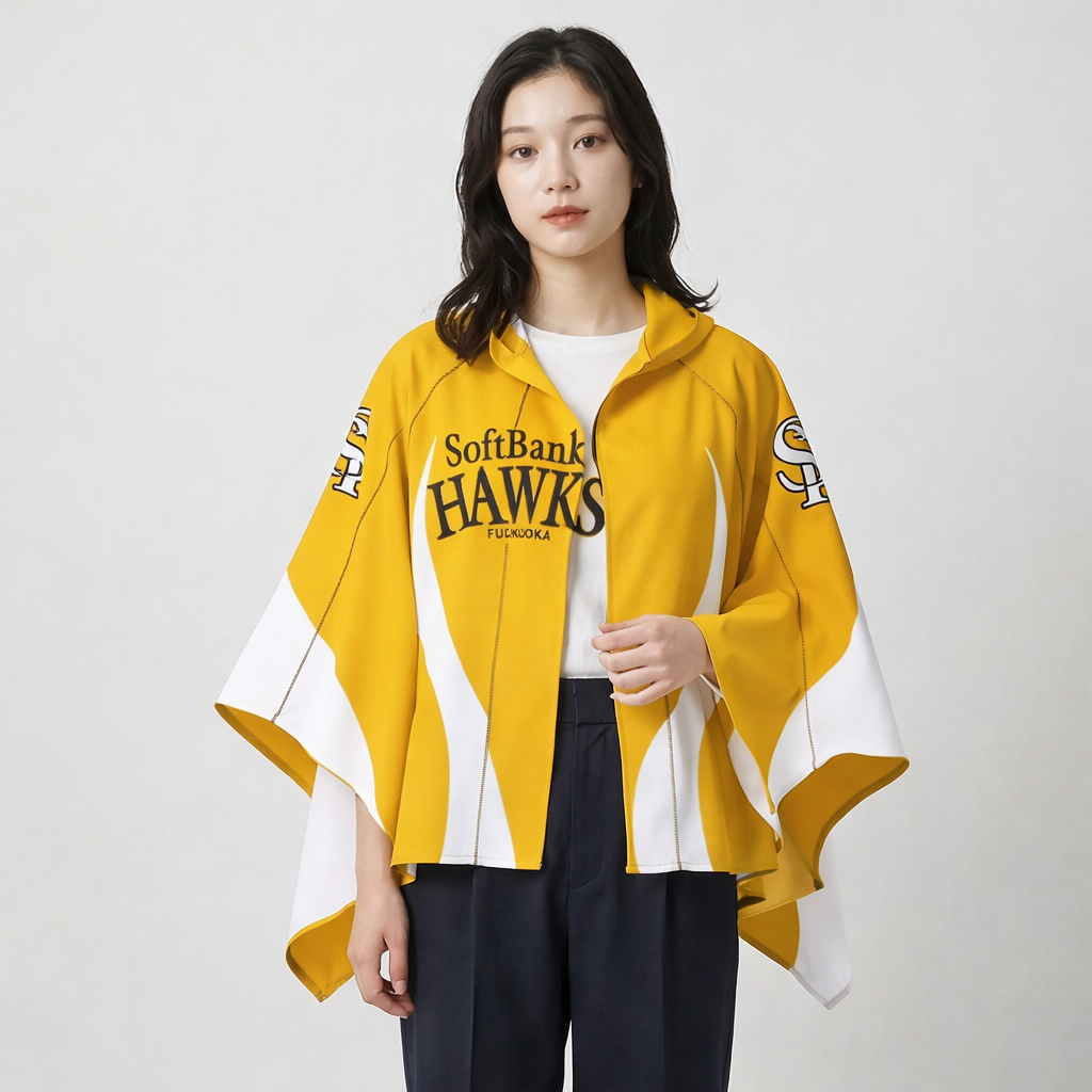 Cooling Poncho with Cheer Towel – Yanagita Player Ver. (Yellow)