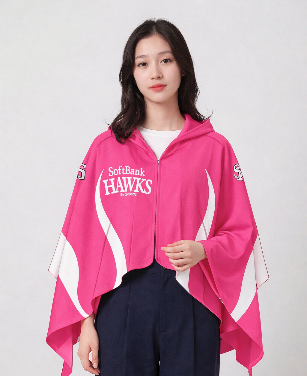 Cooling Poncho + Cheer Towel Set – Shuto Edition (Black)